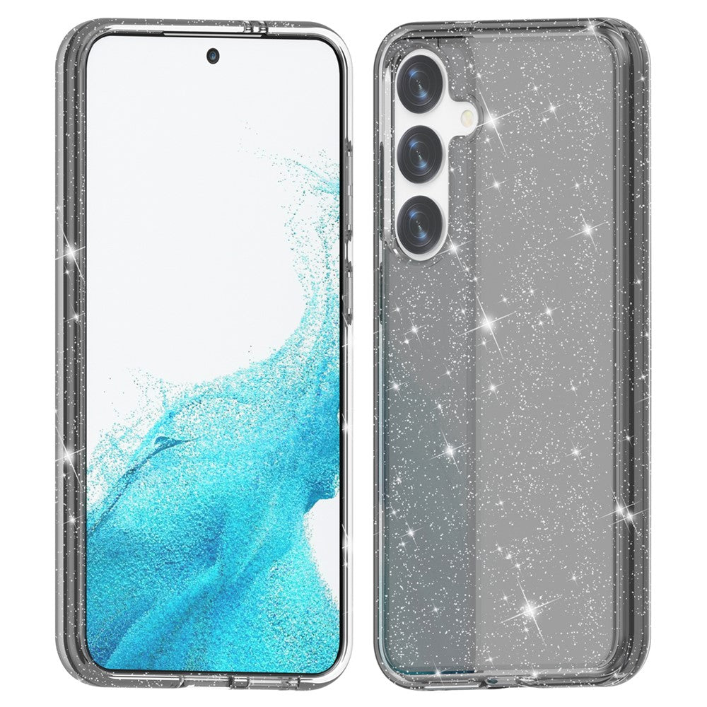 For Samsung Galaxy S24 Case Anti-scratch Sparkly Glitter Phone Cover