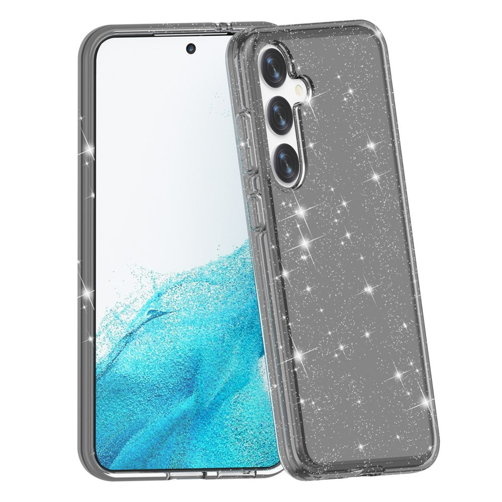 For Samsung Galaxy S24 Case Anti-scratch Sparkly Glitter Phone Cover