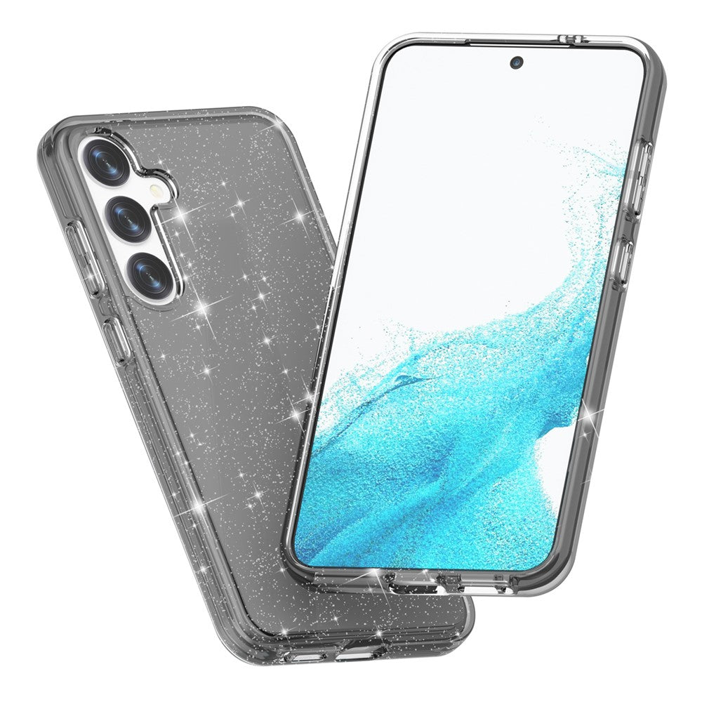 For Samsung Galaxy S24 Case Anti-scratch Sparkly Glitter Phone Cover