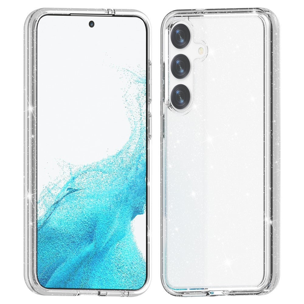 For Samsung Galaxy S24 Case Anti-scratch Sparkly Glitter Phone Cover