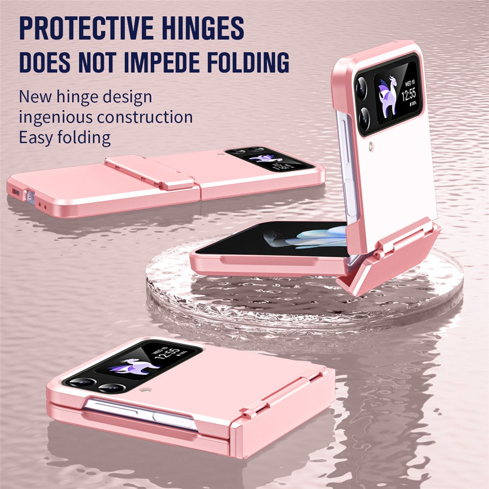 Til Samsung Galaxy Z Flip3 5G / Z Flip4 5G cover Hængselbeskyttelse Hard PC Foldbart telefoncover