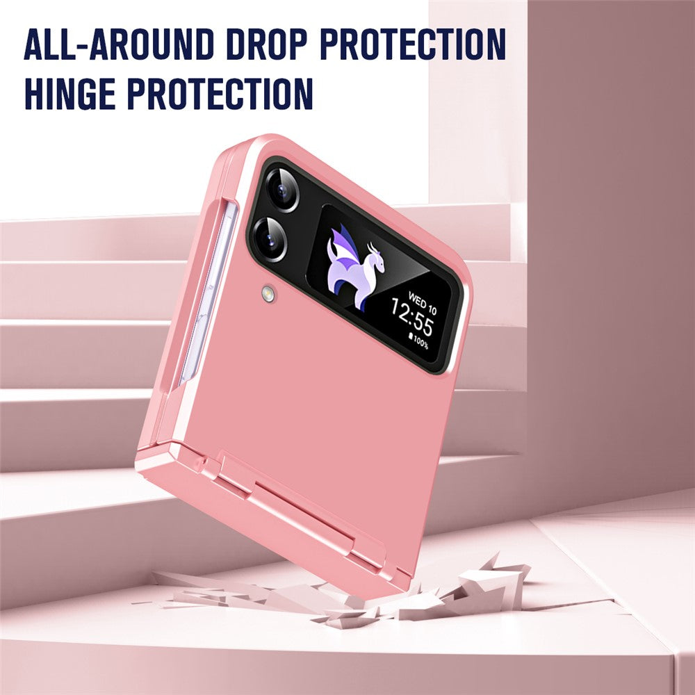 Til Samsung Galaxy Z Flip3 5G / Z Flip4 5G cover Hængselbeskyttelse Hard PC Foldbart telefoncover