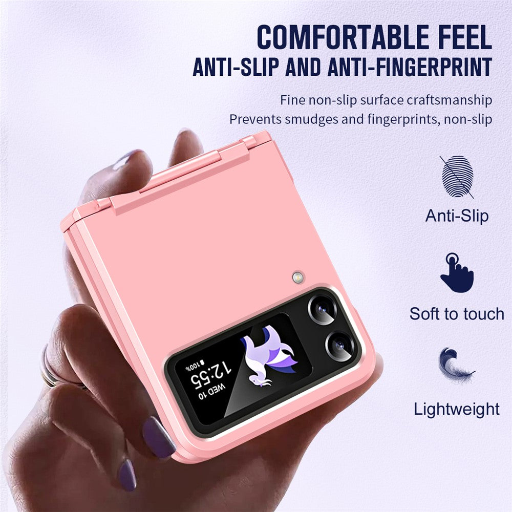 Til Samsung Galaxy Z Flip3 5G / Z Flip4 5G cover Hængselbeskyttelse Hard PC Foldbart telefoncover