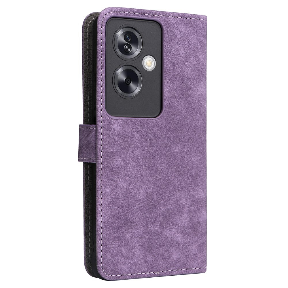 Oppo A79 5G / A2 5G / OnePlus Nord N30 SE 5G-mobilcover med rem, RFID-blokerende PU-læder og flipetui