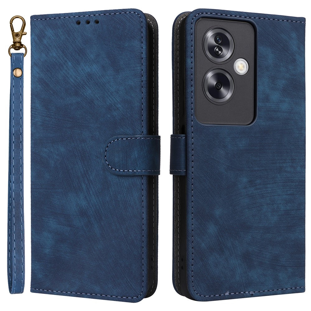 Oppo A79 5G / A2 5G / OnePlus Nord N30 SE 5G-mobilcover med rem, RFID-blokerende PU-læder og flipetui