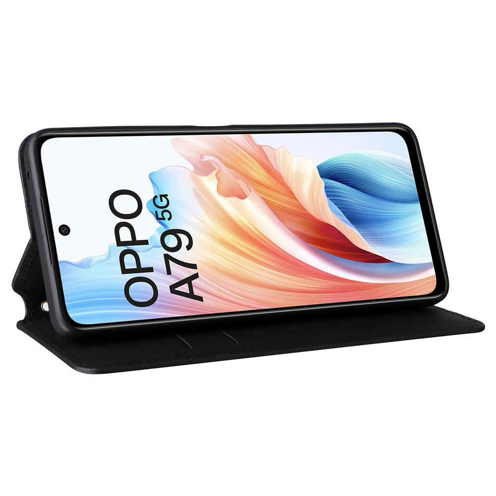 Oppo A79 5G / A2 5G / OnePlus Nord N30 SE 5G magnetisk mobilcover i PU-læder med pung