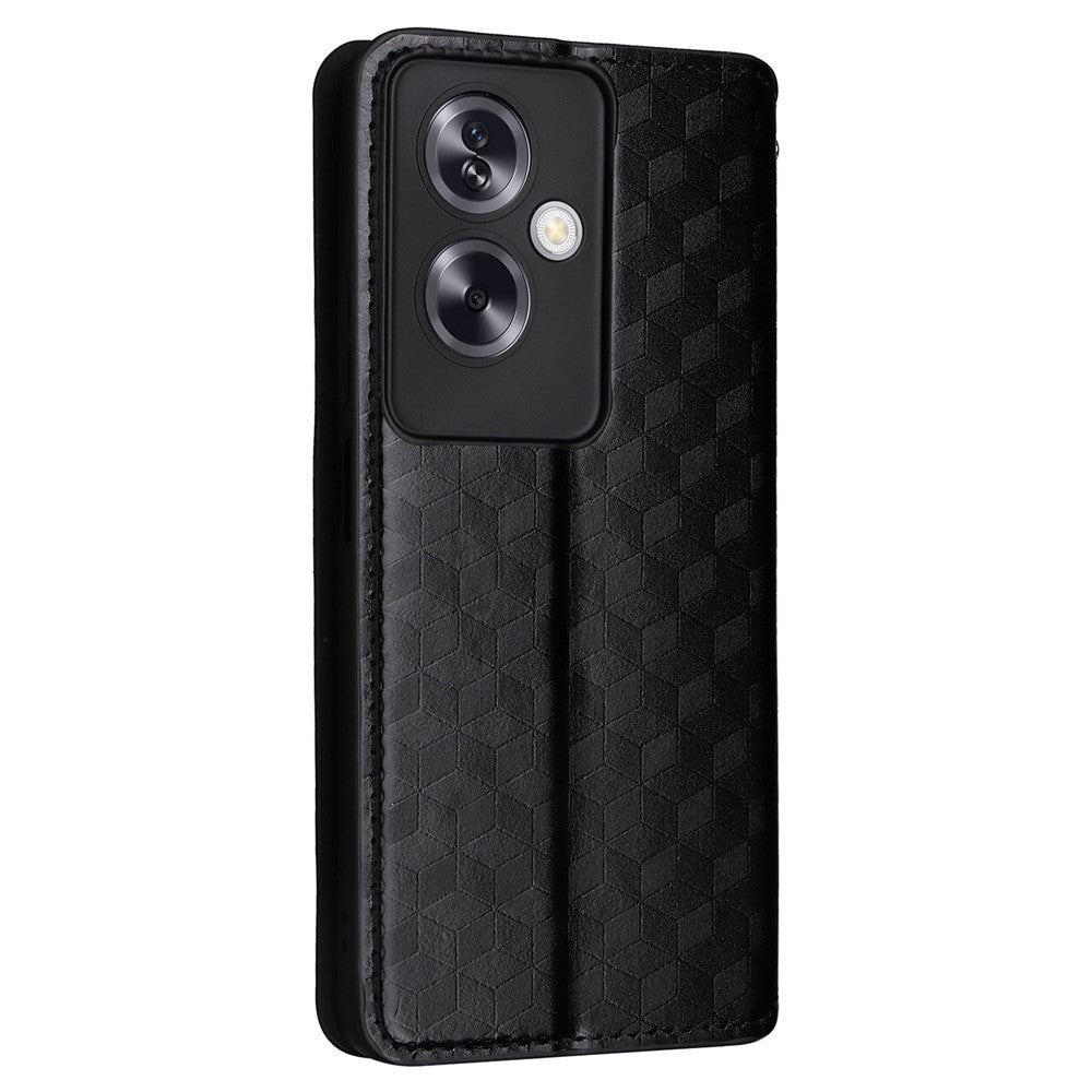 Oppo A79 5G / A2 5G / OnePlus Nord N30 SE 5G magnetisk mobilcover i PU-læder med pung