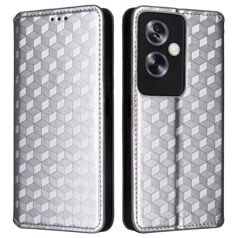 Oppo A79 5G / A2 5G / OnePlus Nord N30 SE 5G magnetisk mobilcover i PU-læder med pung