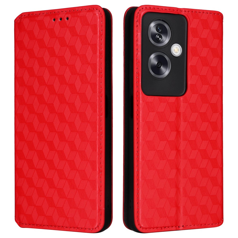 Oppo A79 5G / A2 5G / OnePlus Nord N30 SE 5G magnetisk mobilcover i PU-læder med pung