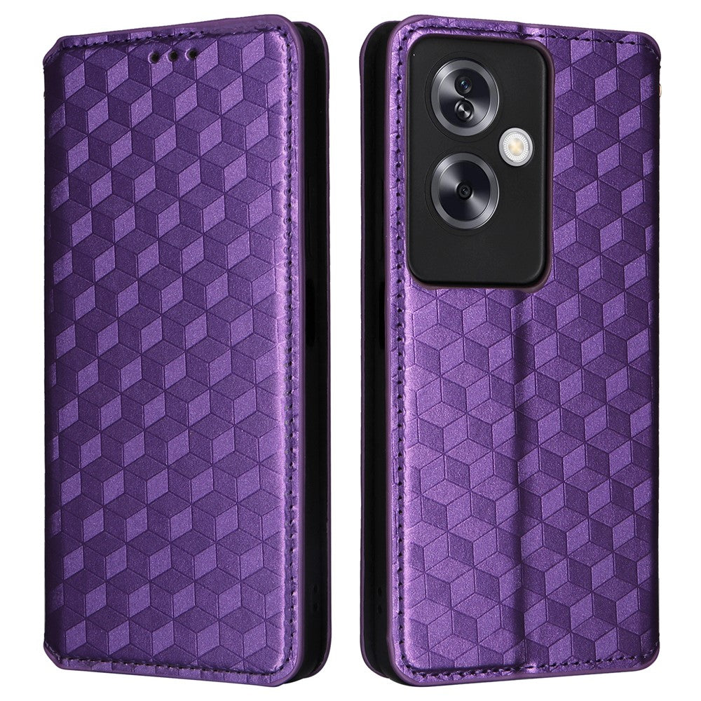 Oppo A79 5G / A2 5G / OnePlus Nord N30 SE 5G magnetisk mobilcover i PU-læder med pung