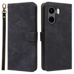 Xiaomi Poco C65 4G / Redmi 13C 4G Mobilskal med Rem PU Läder RFID Blockerande Fodral