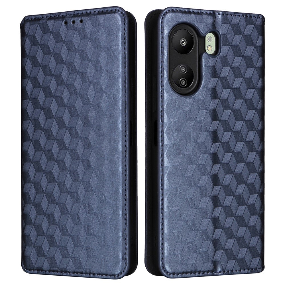 For Xiaomi Poco C65 4G / Redmi 13C 4G Cell Phone Cases Leather Wallet Imprinted Flip Cover