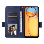For Xiaomi Poco C65 4G / Redmi 13C 4G Cover PU Leather Wallet Cell Phone Case with Strap