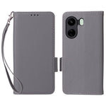 For Xiaomi Poco C65 4G / Redmi 13C 4G Cover PU Leather Wallet Cell Phone Case with Strap