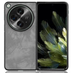 For OnePlus Open Case Litchi Texture Protective PU+PC Phone Cover