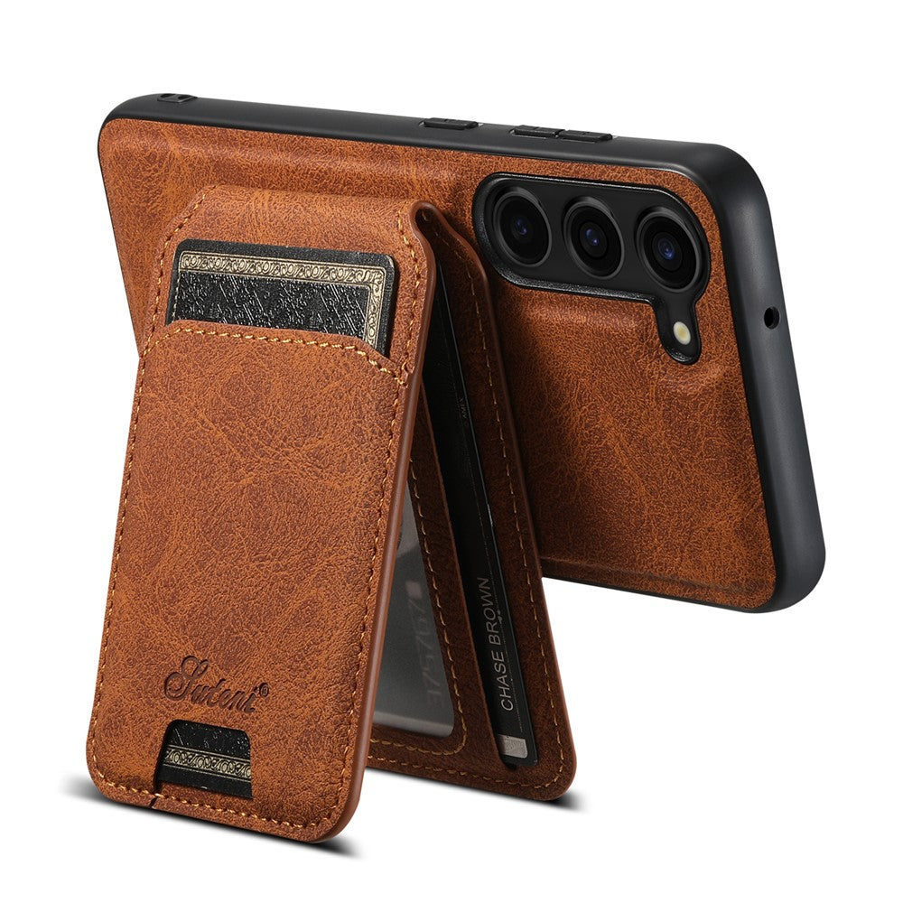 SUTENI H16 För Samsung Galaxy S23 Magnetiskt Avtagbart PU+TPU Fallskyddande Mobilskal