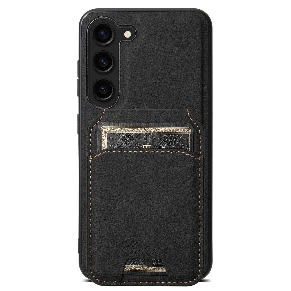 SUTENI H16 För Samsung Galaxy S23 Magnetiskt Avtagbart PU+TPU Fallskyddande Mobilskal