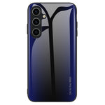 Samsung Galaxy A25 5G (Global) (161,0 x 76,5 x 8,3 mm) Härdat glasmobilskal Kolfiberstruktur