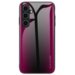 Samsung Galaxy A25 5G (Global) (161,0 x 76,5 x 8,3 mm) Härdat glasmobilskal Kolfiberstruktur