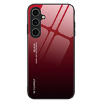 For Samsung Galaxy A05s 4G Protective Case Gradient Color Tempered Glass PC TPU Phone Cover
