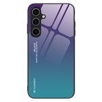 For Samsung Galaxy A05s 4G Protective Case Gradient Color Tempered Glass PC TPU Phone Cover