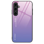 For Samsung Galaxy A05s 4G Protective Case Gradient Color Tempered Glass PC TPU Phone Cover
