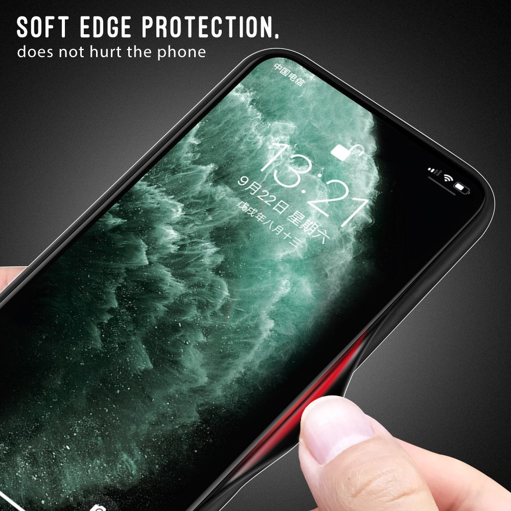 Hærdet glas + TPU telefoncover til Samsung Galaxy A05s 4G telefoncover med kulfibertekstur
