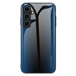 Hærdet glas + TPU telefoncover til Samsung Galaxy A05s 4G telefoncover med kulfibertekstur