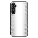 Hærdet glas + TPU telefoncover til Samsung Galaxy A05s 4G telefoncover med kulfibertekstur