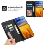 For Xiaomi 14 Case Wallet Imprinted Flower Leather Phone Cover with 2 Straps