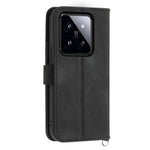 For Xiaomi 14 Pro Case Wallet Leather Phone Cover with Hand Strap + Shoulder Strap