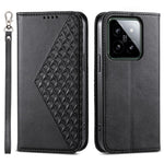 For Xiaomi 14 Phone Case Scratch-proof PU Leather Imprinted Wallet Cover