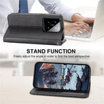 For Xiaomi 14 Phone Case Scratch-proof PU Leather Imprinted Wallet Cover