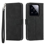 DIERFENG DF-03 For Xiaomi 14 Pro Case Scratch-resistant PU Leather Phone Stand Cover