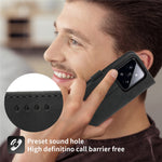 DIERFENG DF-03 For Xiaomi 14 Pro Case Scratch-resistant PU Leather Phone Stand Cover