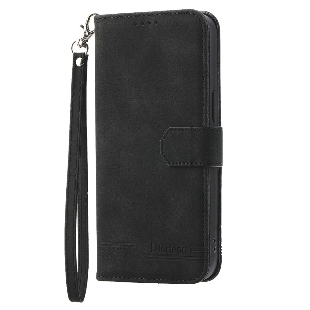 DIERFENG DF-03 For Xiaomi 14 Pro Case Scratch-resistant PU Leather Phone Stand Cover