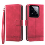 DIERFENG DF-03 For Xiaomi 14 Pro Case Scratch-resistant PU Leather Phone Stand Cover