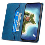 DF-05 Retro RFID Blocking Phone Shell for Xiaomi 14 Case Phone Stand Cover PU Leather Wallet