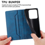 DF-05 Retro RFID Blocking Phone Shell for Xiaomi 14 Case Phone Stand Cover PU Leather Wallet