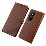 AZNS For Honor Play 50 Plus 5G Cover Anti-fald TPU+PU Læder Pung Smartphone Cover
