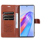 AZNS For Honor Play 50 Plus 5G Cover Anti-fald TPU+PU Læder Pung Smartphone Cover