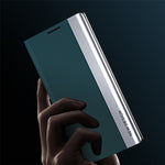 For Xiaomi Redmi 13C 4G / Poco C65 4G Stand Case Electroplating Phone Leather Cover