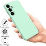 For Samsung Galaxy S24 Case Slim-Fit Soft Liner Liquid Silicone Phone Shell