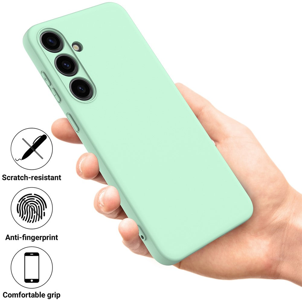 For Samsung Galaxy S24 Case Slim-Fit Soft Liner Liquid Silicone Phone Shell