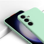 For Samsung Galaxy S24 Case Slim-Fit Soft Liner Liquid Silicone Phone Shell