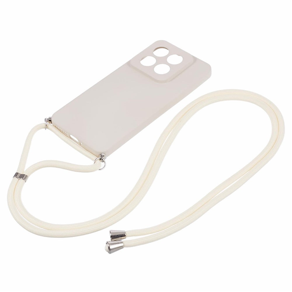 Xiaomi 14 Pro TPU-mobilskal Halkfritt gummibelagt skal med snodd