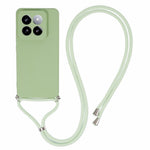 For Xiaomi 14 Pro TPU Phone Case Non-Slip Rubberized Finish Cover with Lanyard
