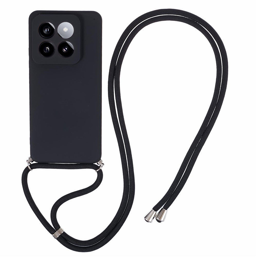 Xiaomi 14 Pro TPU-mobilskal Halkfritt gummibelagt skal med snodd
