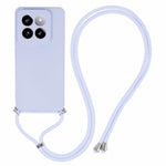 For Xiaomi 14 Pro TPU Phone Case Non-Slip Rubberized Finish Cover with Lanyard