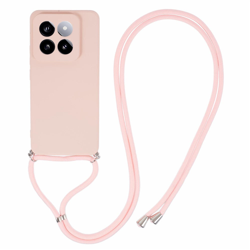 Xiaomi 14 Pro TPU-mobilskal Halkfritt gummibelagt skal med snodd